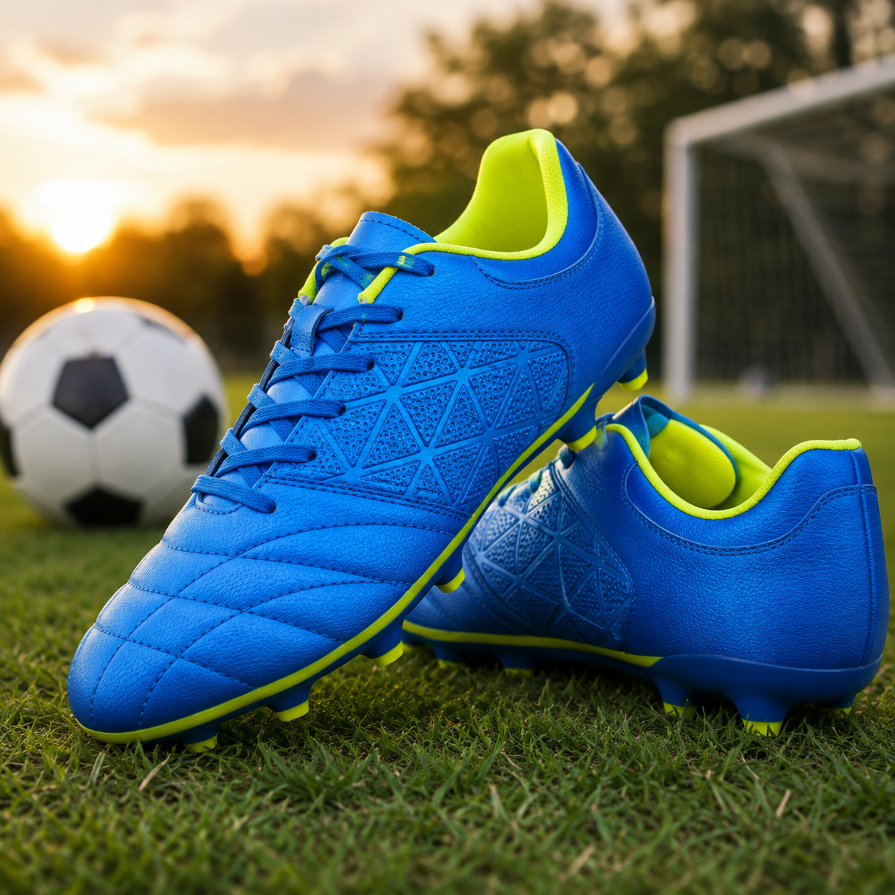 Men's Youth Athletic Outdoor Firm Ground Soccer Cleats